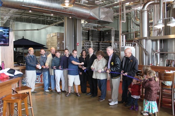 Iowa River Landing - Backpocket Ribbon Cutting