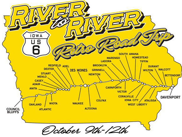 River to River Retro Road Trip | Iowa River Landing 